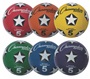 Rubber Cover Soccer Ball Size 5 [Set of 6] Assoted Colors